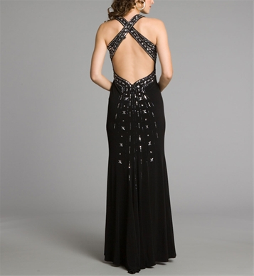 black prom dress	